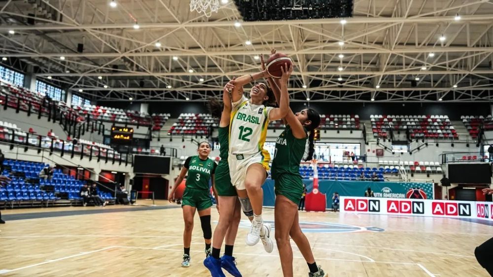 Basquete: Brasil atropela Bolívia pelo Sul-Americano Feminino, no Chile
