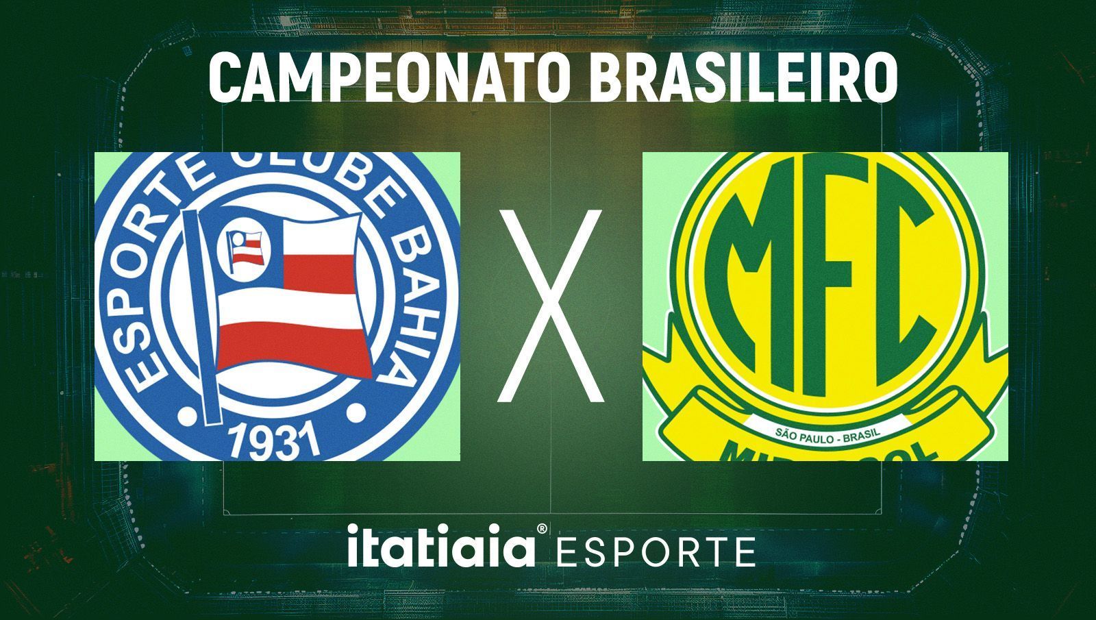 Horário e onde assistir ao vivo Bahia x Mirassol, pelo Brasileirão