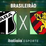 Horário e onde assistir ao vivo Ceará x Sport, pela Série A