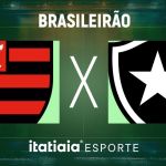 Horário e onde assistir ao vivo Flamengo x Botafogo, pelo Brasileirão