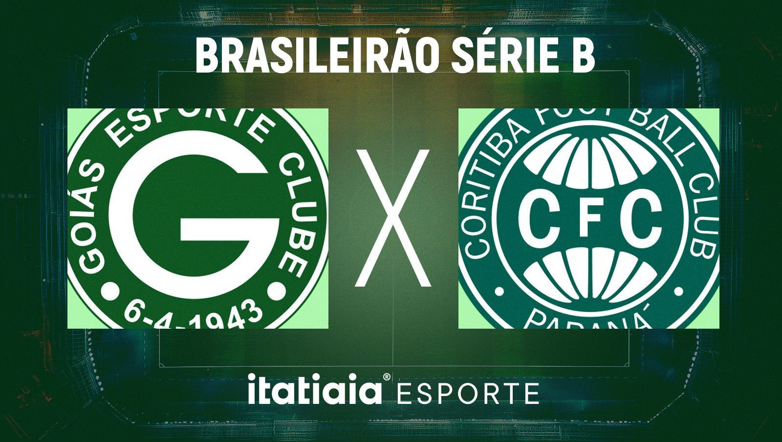 Horário e onde assistir ao vivo Goiás x Coritiba, pelo Série B