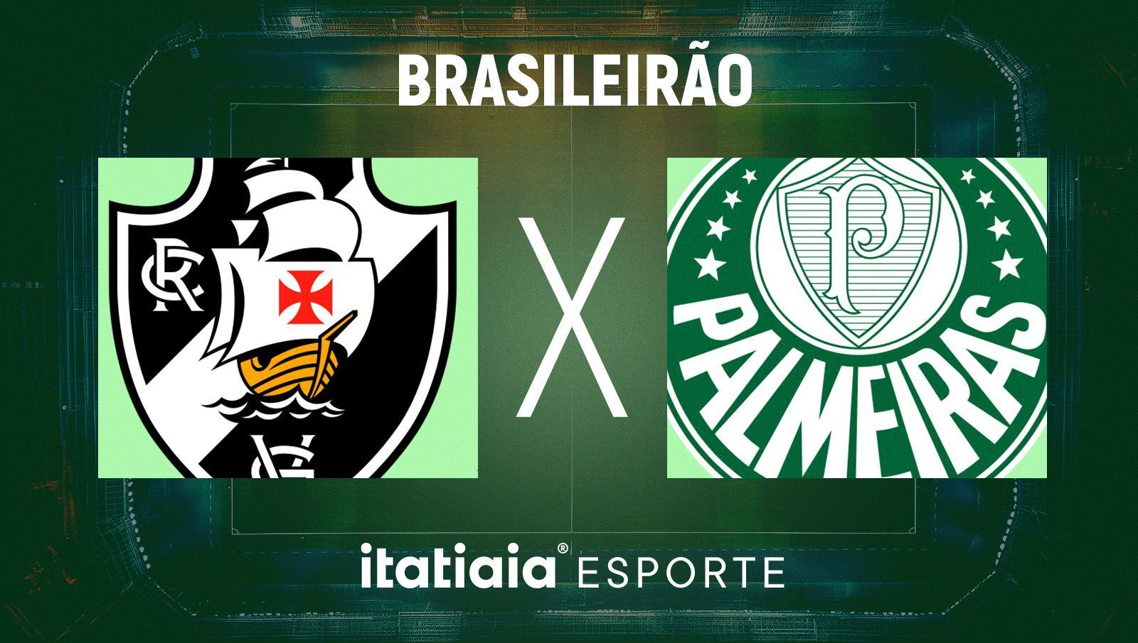 Horário e onde assistir ao vivo Vasco x Palmeiras, pelo Brasileirão