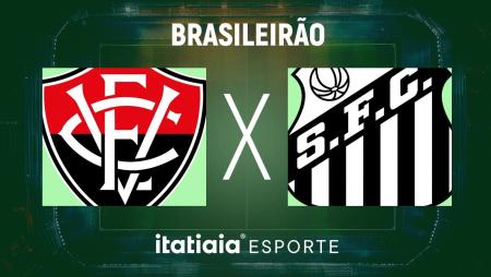 Vitória e Santos se enfrentam pela 10ª rodada do Brasileirão