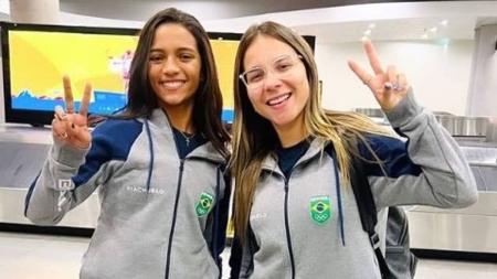 Brasileiras desembarcaram no Chile nesta terça-feira (17)