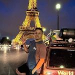 Brasileiro chega à Torre Eiffel de Uno e planeja livro para contar a sua história 