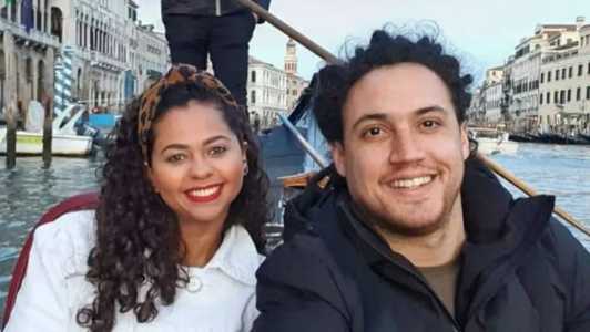 Foto mostra Fabíola de Campos Silva e Diego Costa Silva