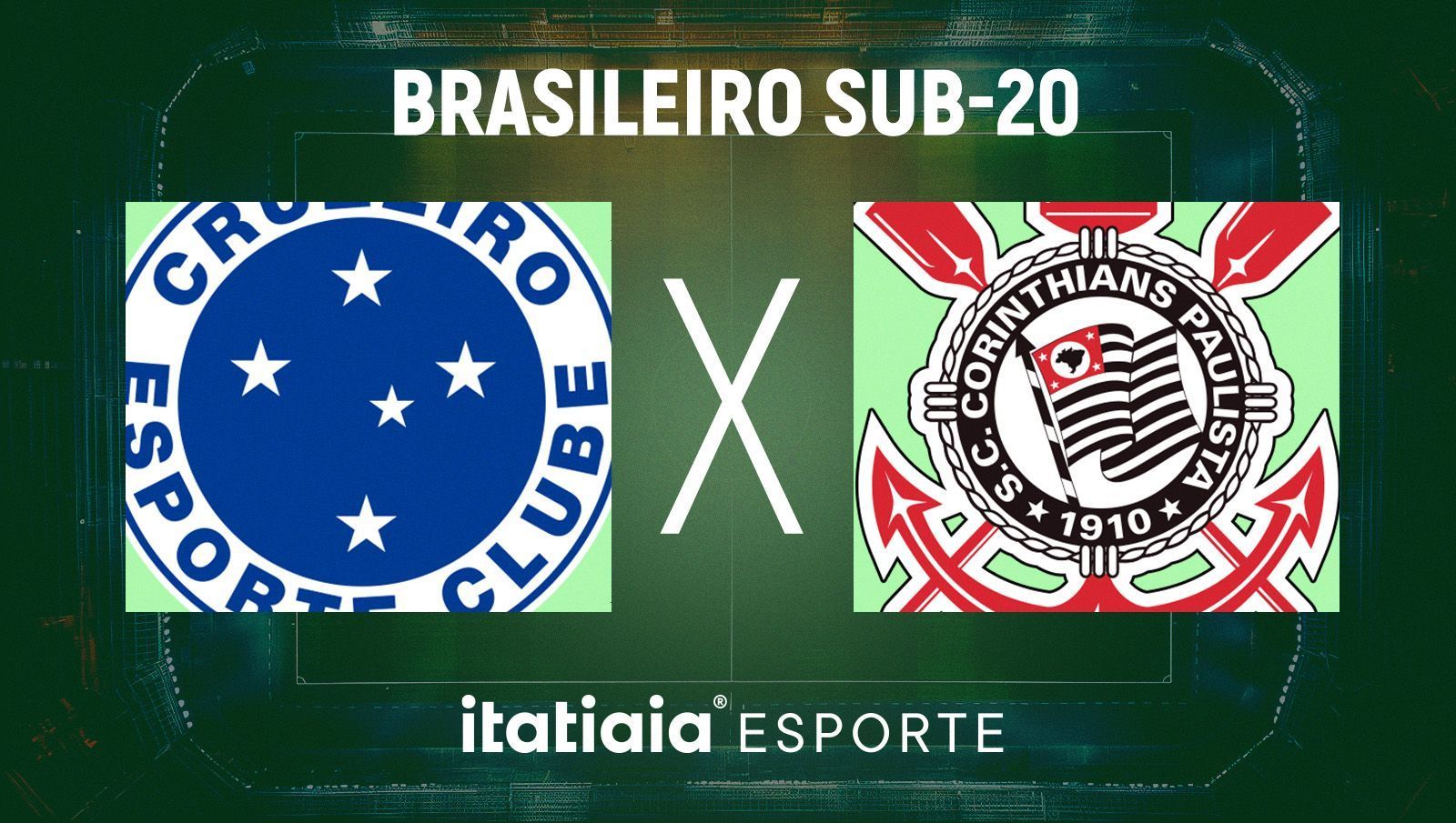 Horário e onde assistir ao vivo Cruzeiro x Corinthians, pelo Brasileiro Sub-20