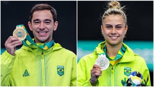 Brasileiros conquistaram medalhas nesta quarta-feira (1)