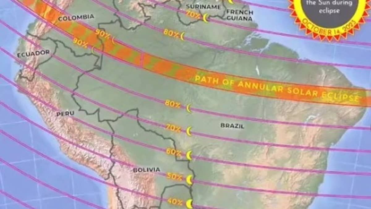 Vídeo mostra como cada estado brasileiro deve ver o eclipse solar deste sábado