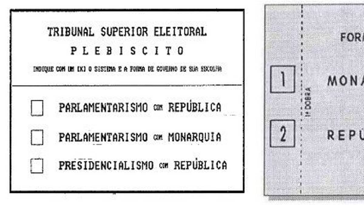Há 30 anos, brasileiros escolhiam se país deveria ser uma Monarquia
