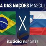 Horário e onde assistir Brasil x Eslovênia, pela Liga das Nações Masculina