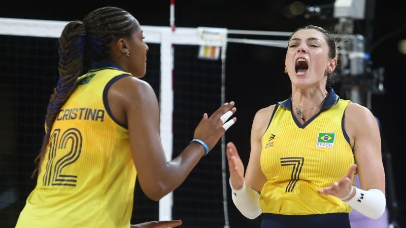 Vôlei: como jogadoras do Brasil reagiram à vitória sobre o Japão em Paris 2024