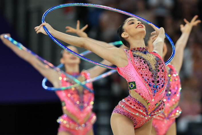 Paris 2024: brasileira explica lesão da companheira durante Ginástica Rítmica