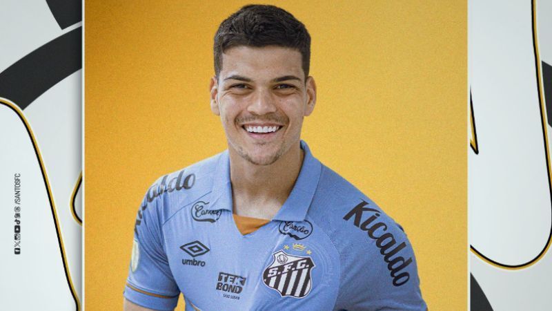 Santos anuncia contratação de Gabriel Brazão, ex-Cruzeiro e Inter de Milão