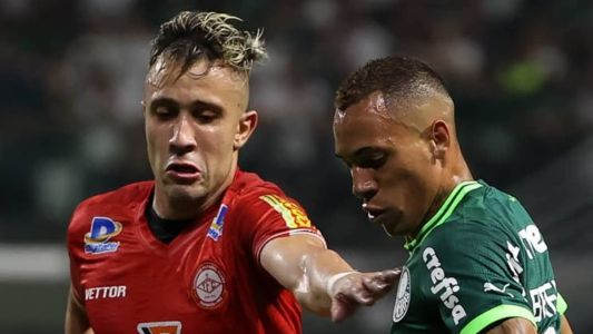 Breno Lopes, atacante do Palmeiras, fez o gol do Verdão nesta quarta-feira (26)