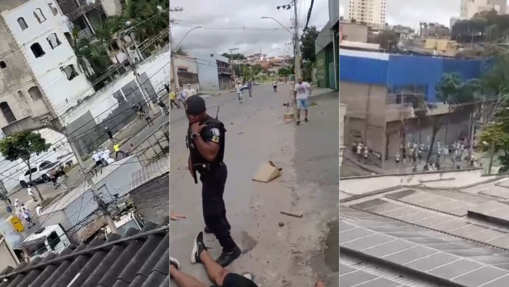 Vídeo: briga de torcidas organizadas de Cruzeiro e Atlético deixa 2 homens em estado grave em BH