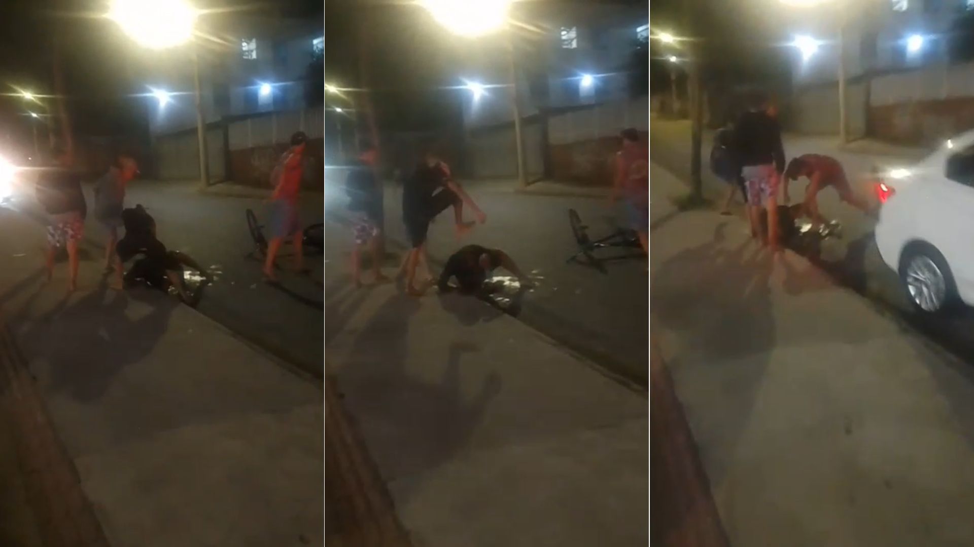 Homem é agredido por pelo menos dez adolescentes na porta de supermercado em BH