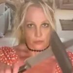 Polícia é acionada após Britney Spears postar vídeo com facas
