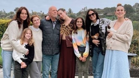 Bruce Willis comemorou 68 anos com a família nos EUA