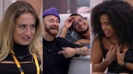 Bruna Griphao, Fred, Gabriel e Marvvila revelaram sonhos e histórias quentes nesta madrugada no BBB 23
