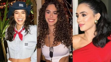 Bruna Marquezine, Bruna Mariani e Bruna Biancardi chamam atenção por semelhança