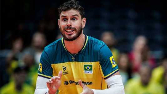 Bruninho, levantador e capitão da Seleção Brasileira