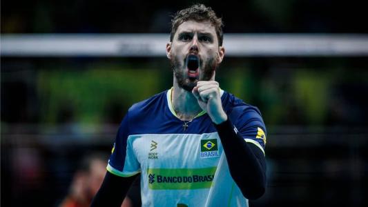 Bruninho, levantador e capitão da Seleção Brasileira de Vôlei