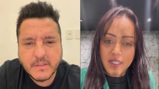Bruno, da dupla com Marrone, pede desculpas após fazer comentário transfóbico para repórter.