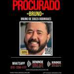 Jeff Machado: Disque Denúncia divulga cartaz para encontrar suspeito de assassinato do ator