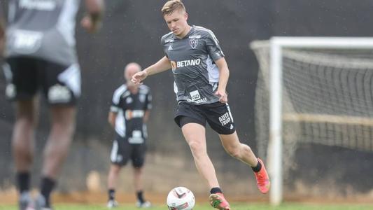Bruno Fuchs, um dos reforços do Galo, deve estrear como titular diante da Caldense