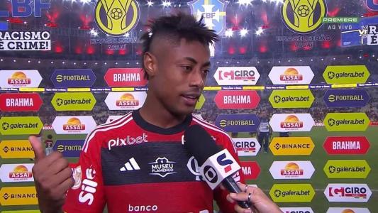 Bruno Henrique, em entrevista após Flamengo 1 x 1 América