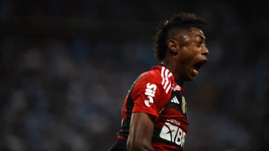 Bruno Henrique foi decisivo na vitória do Flamengo sobre o Grêmio