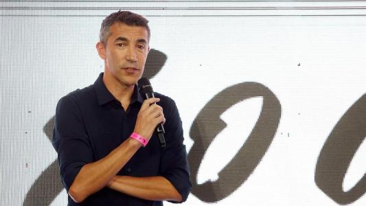 Bruno Lage marcou presença no evento de lançamento dos uniformes do Botafogo
