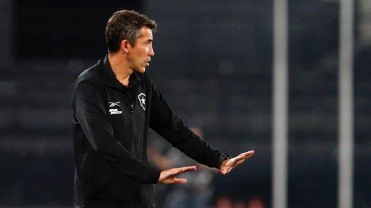 Bruno Lage na partida entre Botafogo e Defensa y Justicia