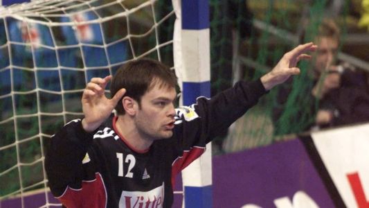 Bruno Martini em 200, durante jogo da seleção francesa