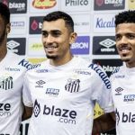 Santos apresenta trio que se destacou pelo Água Santa no Paulistão
