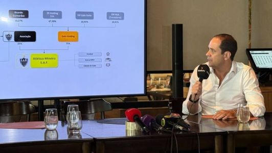 Bruno Muzzi deu detalhes do funcionamento da SAF do Atlético nesta terça-feira (14)