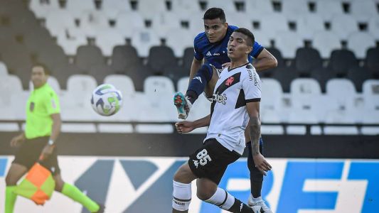Bruno Rodrigues, do Cruzeiro, e Mateus Cocão, do Vasco