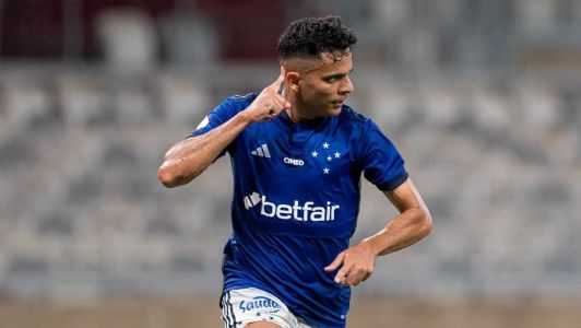 Bruno Rodrigues fez o segundo gol do Cruzeiro no empate com o Vasco