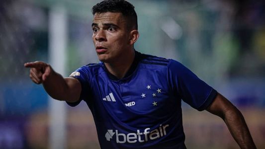 Bruno Rodrigues jogou os 90 minutos na vitória do Cruzeiro sobre o São Paulo