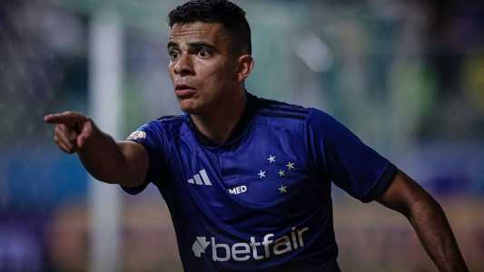 Bruno Rodrigues jogou os 90 minutos na vitória do Cruzeiro sobre o São Paulo