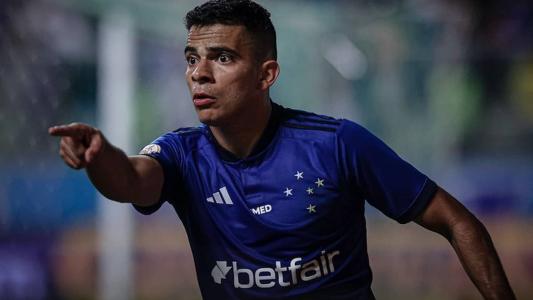Bruno Rodrigues jogou os 90 minutos na vitória do Cruzeiro sobre o São Paulo