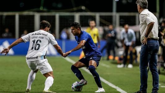 Bruno Rodrigues marcou gol da vitória do Cruzeiro sobre o Grêmio, no Independência