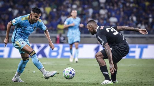 Bruno Rodrigues passou em branco contra o RB Bragantino no Mineirão