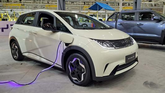 BYD Dolphin é o segundo modelo elétrico mais vendido da marca no Brasil • Divulgação | BYD