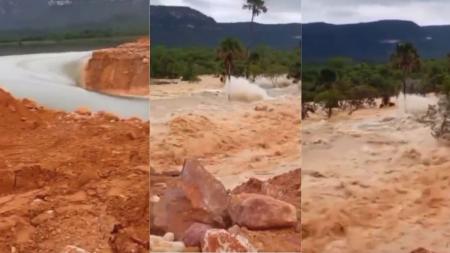 Barragem se rompe parcialmente e mobiliza bombeiros em Tocantins