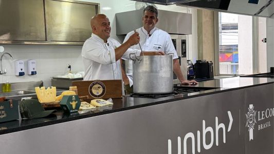 Produtor Henrique Lamim e Jordane Macedo, idealizador do projeto Rota do Queijo de Minas