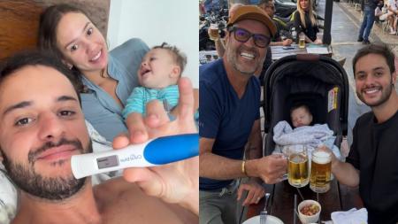 Filho de Henrique Maderite anuncia gravidez da esposa uma semana após morte do pai