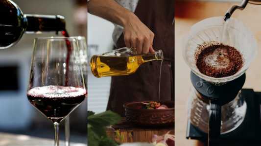 Azeite, vinho e café estão na lista dos produtos mais fraudados no ano