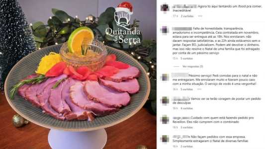 Buffet não entrega ceias e frustra Natal de vários clientes em BH
